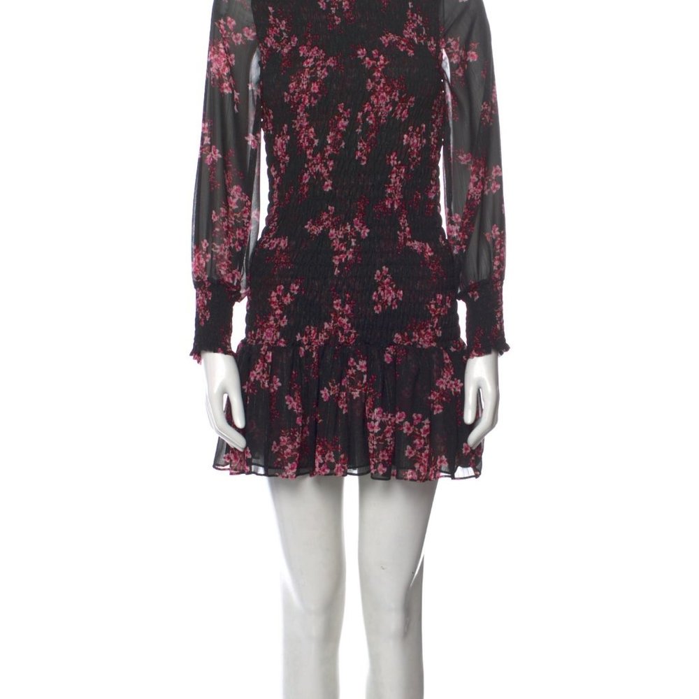 Anthropologie Misa Los Angeles Brand new floral black mini dress